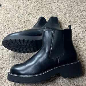 Madden Girl Black Ankle Boots